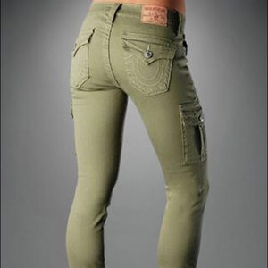 True Religion Krista Cargo Jeans